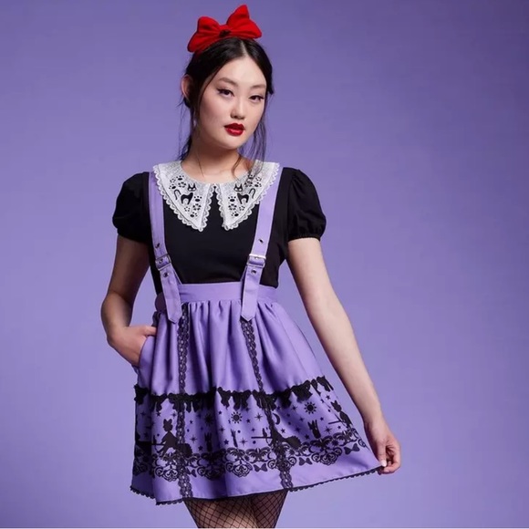Her Universe Dresses & Skirts - Her Universe Studio Ghibli Kiki's Delivery Service Purple Suspender Skirt xl